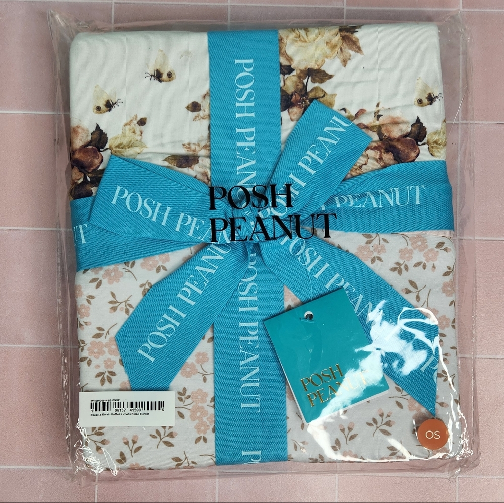 Posh Peanut Reese & Ethel Ruffled Luxette Patio Blanket